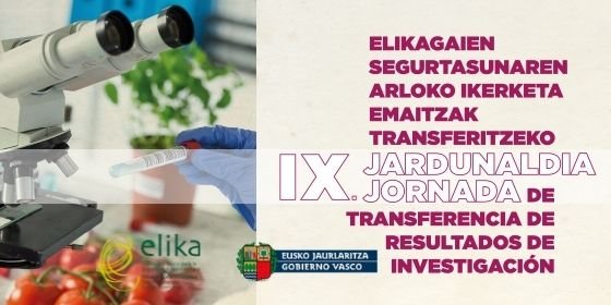 La IX Jornada de Transferencia de resultados de Investigación en Seguridad Alimentaria