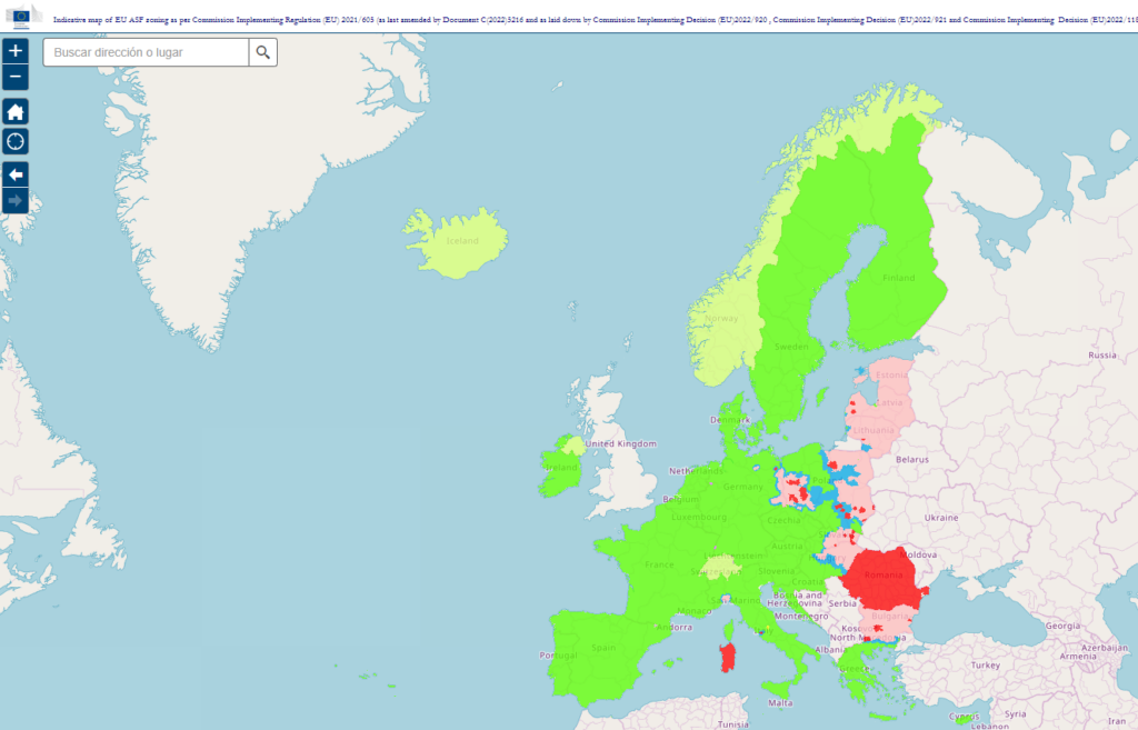Mapa interactivo PPA UE