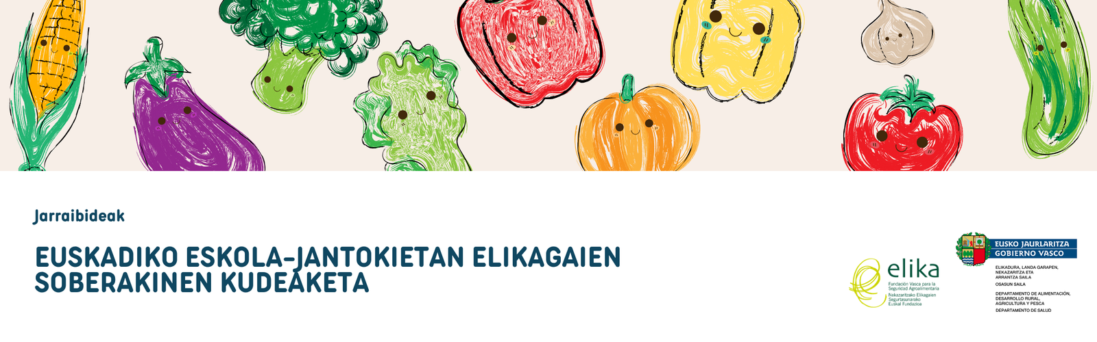 Elikagai-soberakinak Euskadiko eskola-jantokietan nola kudeatu